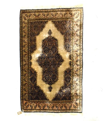 Lot 423 - Eastern silk prayer rug