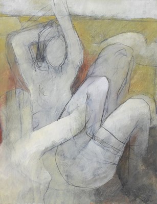 Lot 452 - John Piper - Oil on board - 'Female Forms'