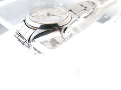 Lot 115 - Tudor - Lady's Oyster Royal manual wind bracelet watch