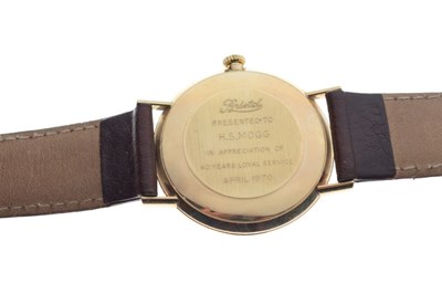 Lot 107 - Omega - Gentleman's 9ct gold Geneve wristwatch