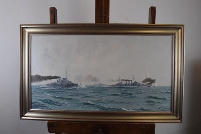 Lot 362 - Robert Blackwell (20th Century) - Oil on canvas - 'Christmas Morning, 1940'