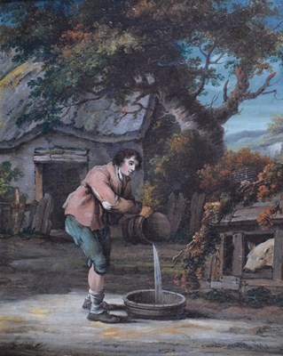 Lot 326 - Early 19th Century English School - Oil on canvas - Pouring water