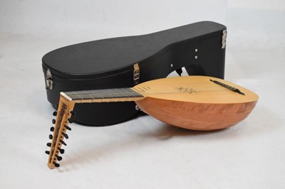 Lot 188 - Eight course Student Lute by Stephen Barber and Sandi Harris
