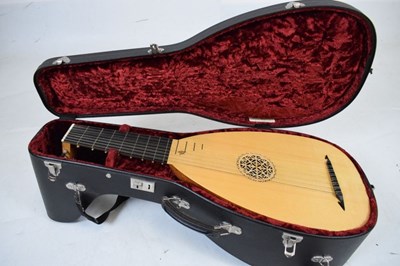 Lot 188 - Eight course Student Lute by Stephen Barber and Sandi Harris