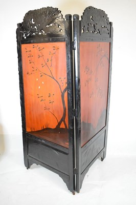 Lot 257 - Japanese shibayama screen