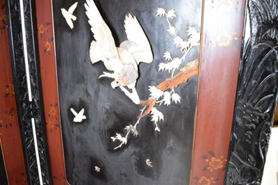 Lot 257 - Japanese shibayama screen