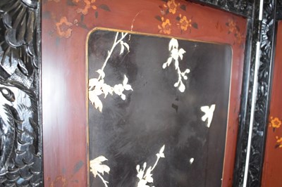 Lot 257 - Japanese shibayama screen