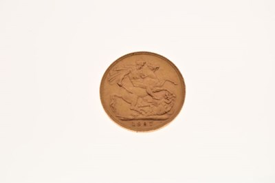 Lot 130 - Coins - 1907 Edward VII gold sovereign