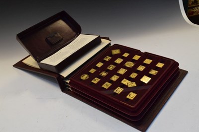 Lot 156 - International Society of Postmasters silver-gilt stamps