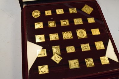 Lot 156 - International Society of Postmasters silver-gilt stamps