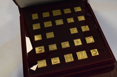 Lot 156 - International Society of Postmasters silver-gilt stamps