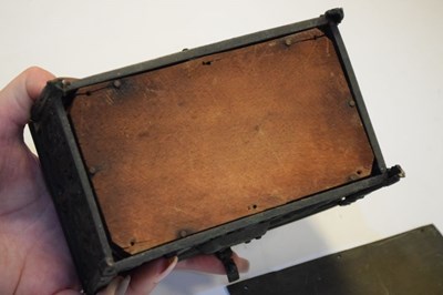 Lot 296 - Late 19th Century cast metal box