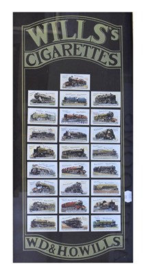 Lot 254 - Framed cigarette cards 