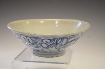 Lot 470 - Two Chinese provincial bowls with terracotta figures
