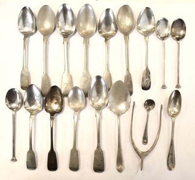Lot 163 - Quantity of various silver flatware etc to include