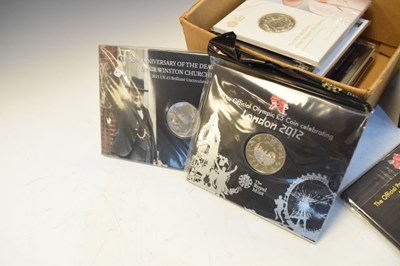 Lot 148 - Coins - Fifteen Royal Mint £5 presentation pack to include Olympics, etc
