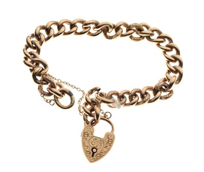 Lot 53 - 9ct gold charm bracelet