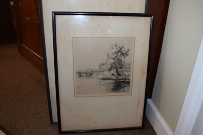 Lot 604 - After Eugene Bejot, Alfred Bentley and Graham Clivard - Signed etchings