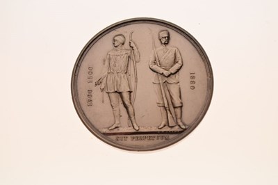Lot 141 - National Rifle Association 1860 silver medallion