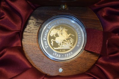 Lot 135 - Coins - Australia, 'The Perth Mint Centenary Sovereign 1999