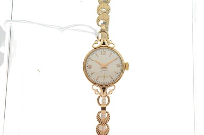 Lot 119 - Lady's 9ct gold dress watch