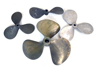 Lot 248 - Group of three three-blade propellers, plus a two-blade