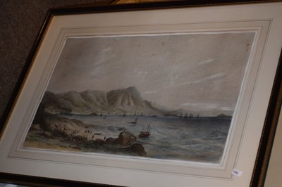 Lot 371 - 19th Century hand-coloured engraving of Hong Kong