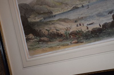 Lot 371 - 19th Century hand-coloured engraving of Hong Kong
