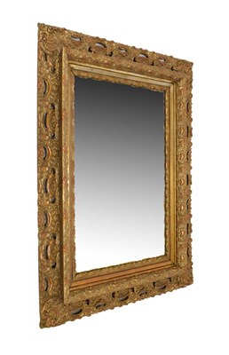 Lot 568 - Gilt framed wall mirror