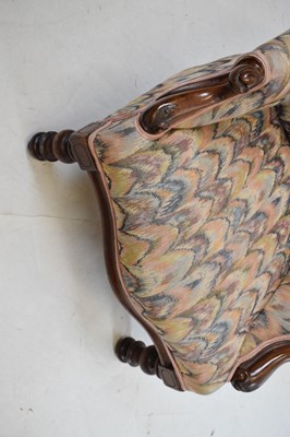 Lot 755 - Victorian drawing room chair