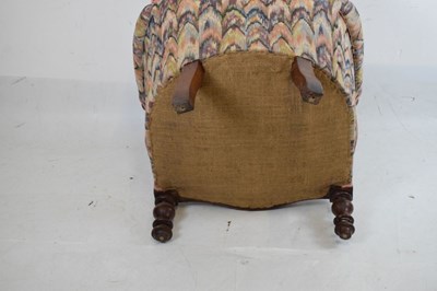 Lot 755 - Victorian drawing room chair