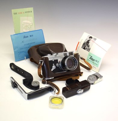 Lot 201 - Leica Ernst Wetzlar M3 camera No 1036051, circa 1961-2