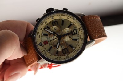 Lot 112 - Swiss Military Hanowa gentleman's 'Sapphire' 10ATM chronograph wristwatch