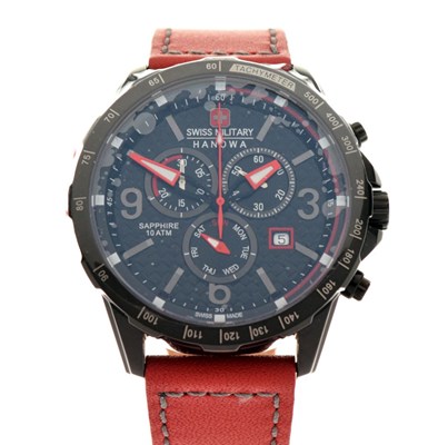 Lot 113 - Swiss Military Hanowa gentleman's 'Sapphire' 10ATM chronograph wristwatch
