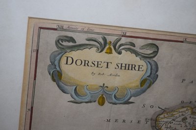 Lot 142 - Morden map of Dorsetshire