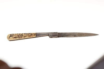 Lot 307 - 19th Century Corsican Vendetta knife