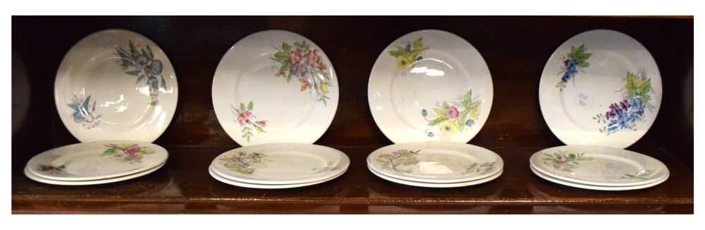 Lot 435 - Twelve Royal Albert month plates