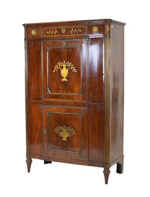 Lot 511 - Mid 19th Century Continental secretaire a abattant