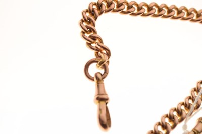 Lot 80 - 9ct gold curb-link chain