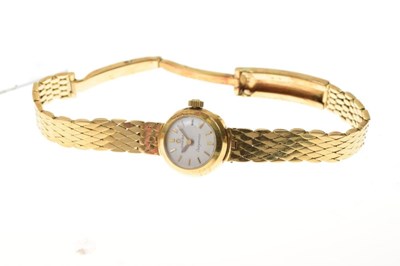 Lot 54 - Omega Ladymatic - Lady's 18ct gold bracelet watch