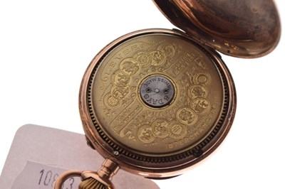 Lot 122 - 9ct gold open face pocket watch