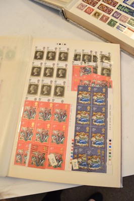 Lot 212 - Stamps - Quantity of GB stamps in two albums, including blocks etc