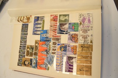 Lot 212 - Stamps - Quantity of GB stamps in two albums, including blocks etc